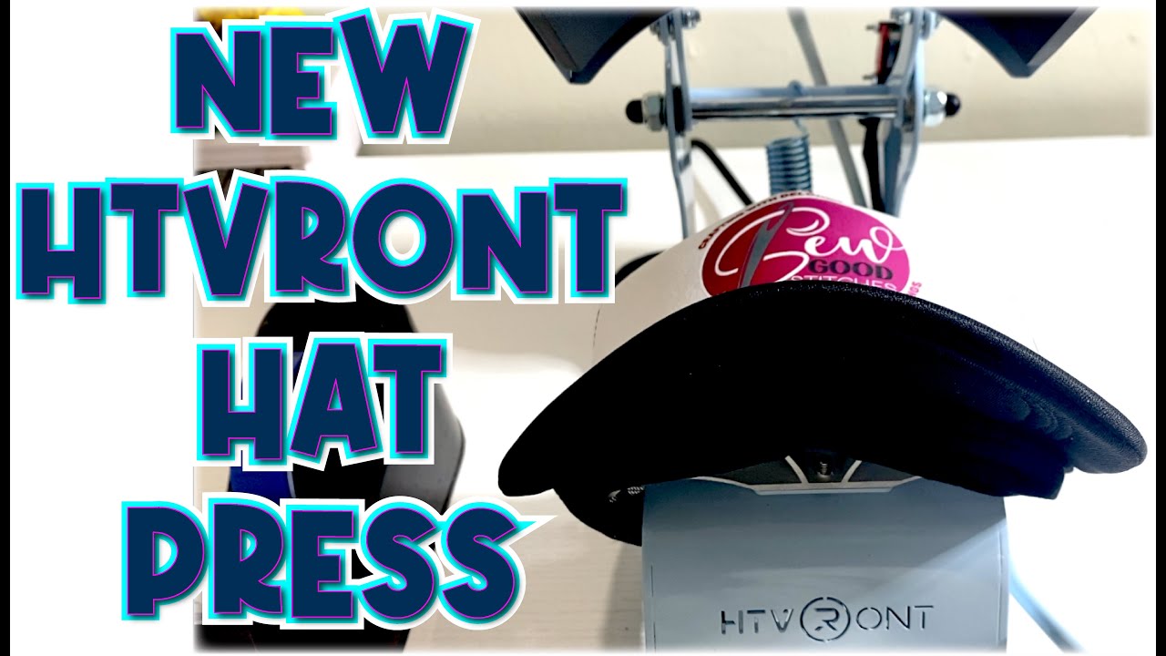HTVRONT HAT PRESS | UNBOX & REVIEW | HOW TO PRESS A SUBLIMATION & DTF HAT
