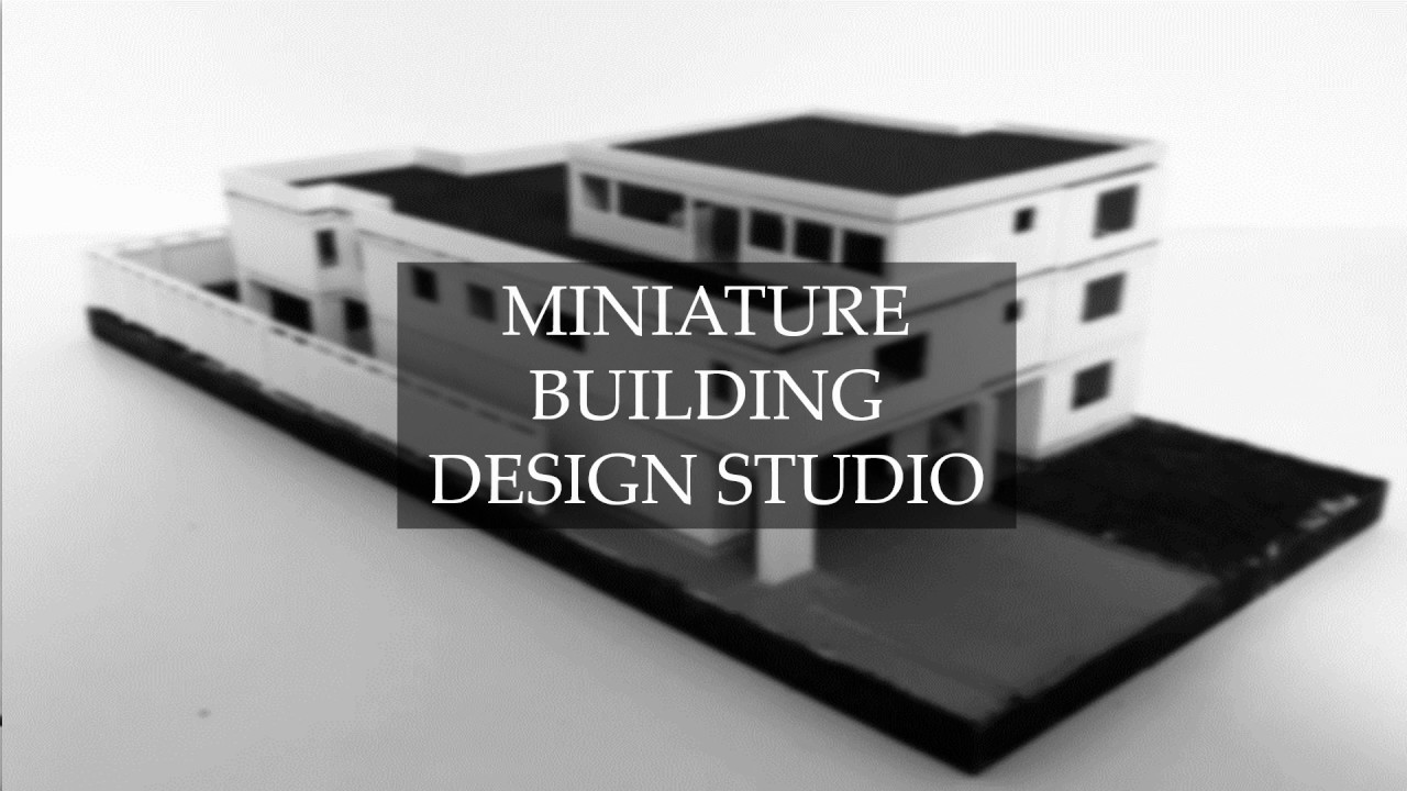 Mini BLDG Design Studio - 3D Printed Architectural Model