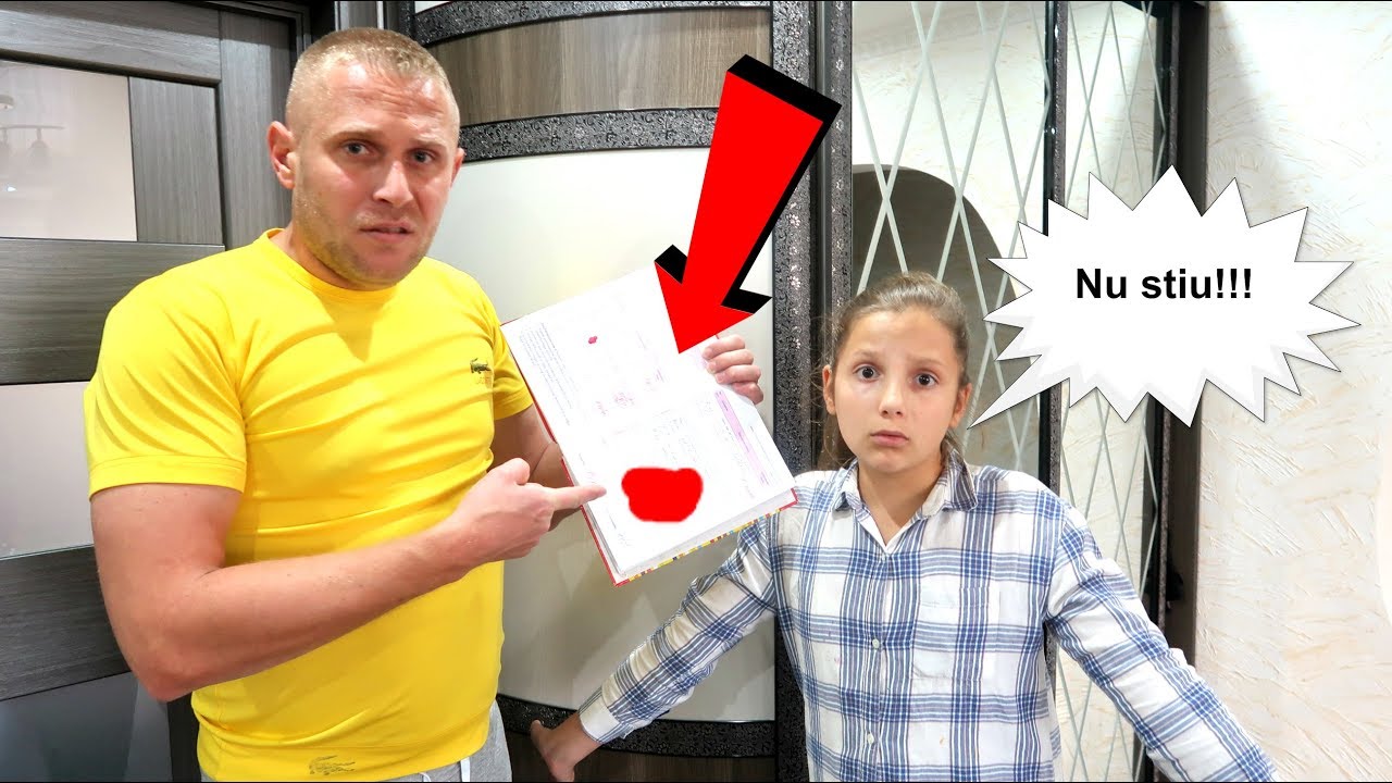 Prietena a stricat agenda! Tata o cearta si o învinuieste doar pe Irochka
