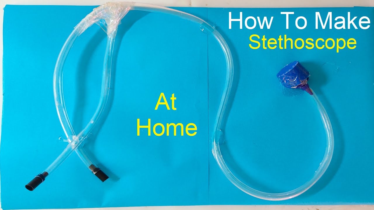 how to make stethoscope easily at home - diy | howtofunda | model making @craftpiller