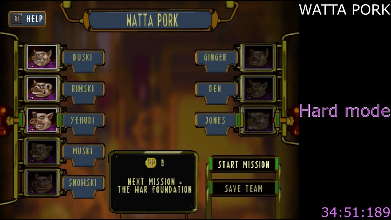 Hogs of War: WATTA PORK MP Code (34:51.189)