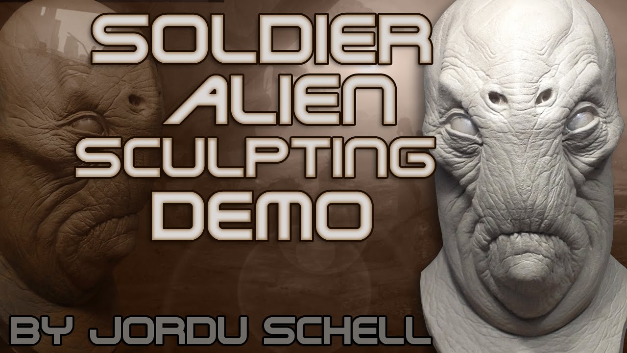 Alien Soldier Sculpture Demo