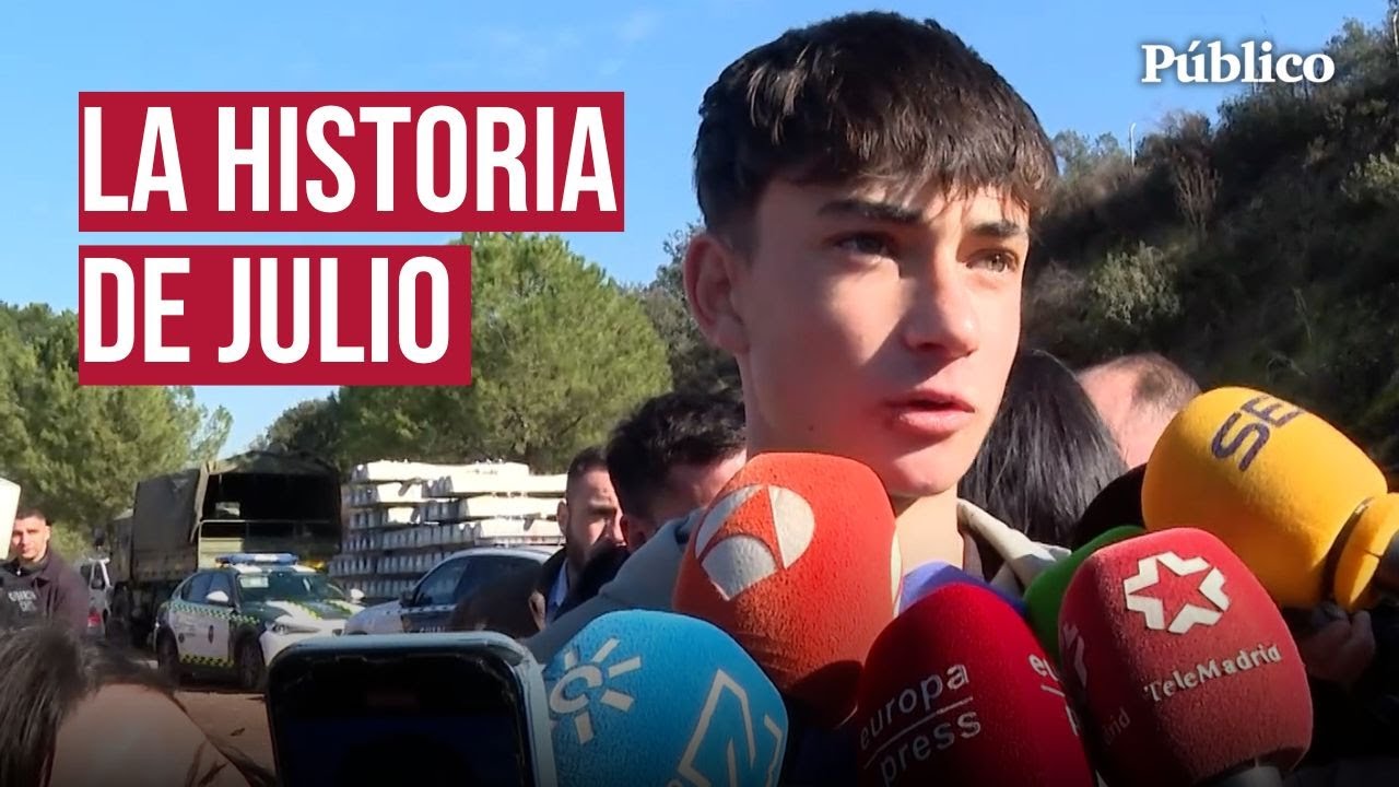 El alentador testimonio de Julio, el héroe de 16 años de Adamuz: 