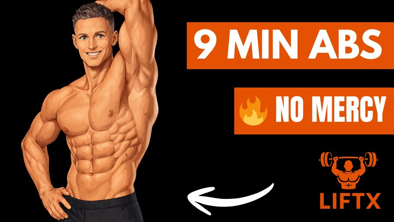9-Minute Ab Workout for Men | Animated Core Training