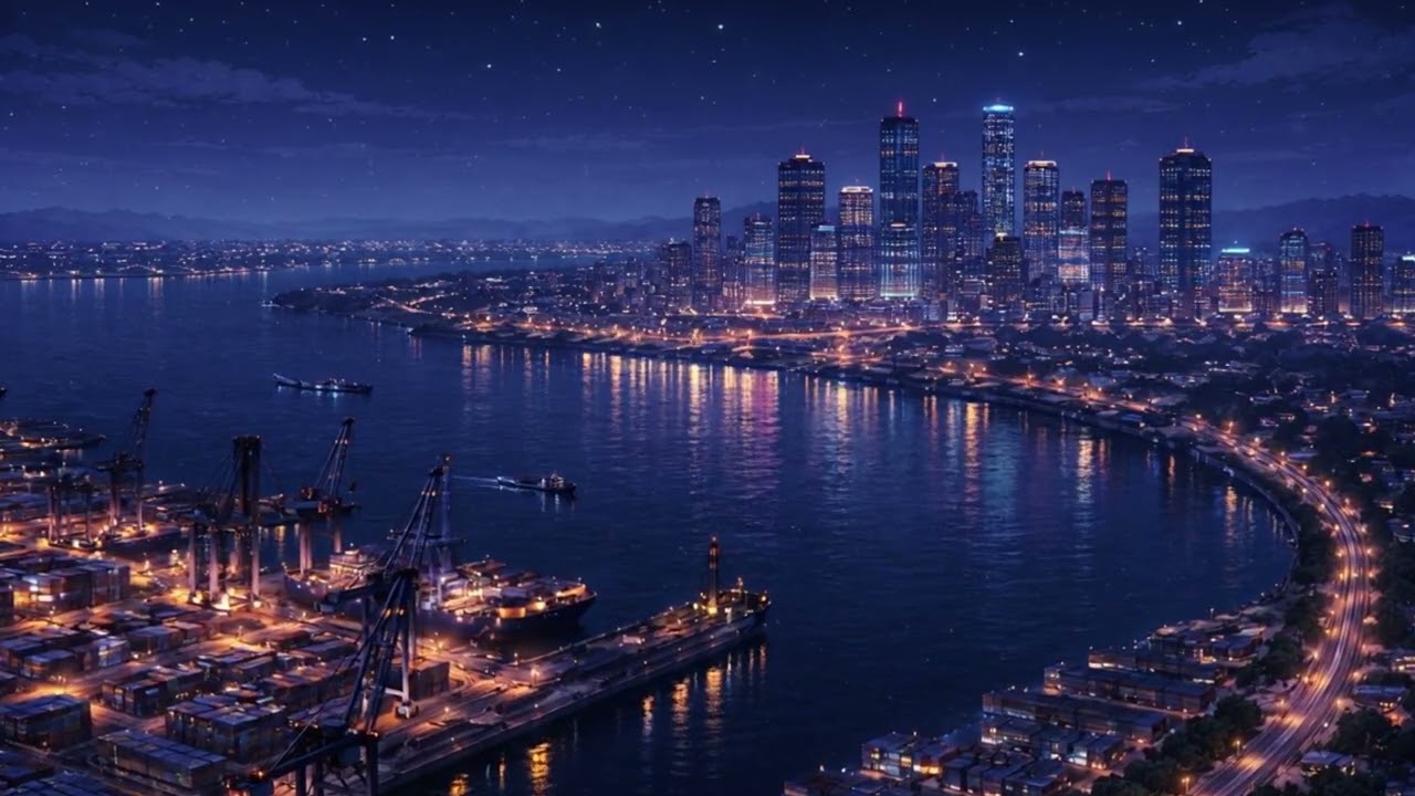 The Harbor Was Quiet Tonight — Ambient Synthwave for Night Drives