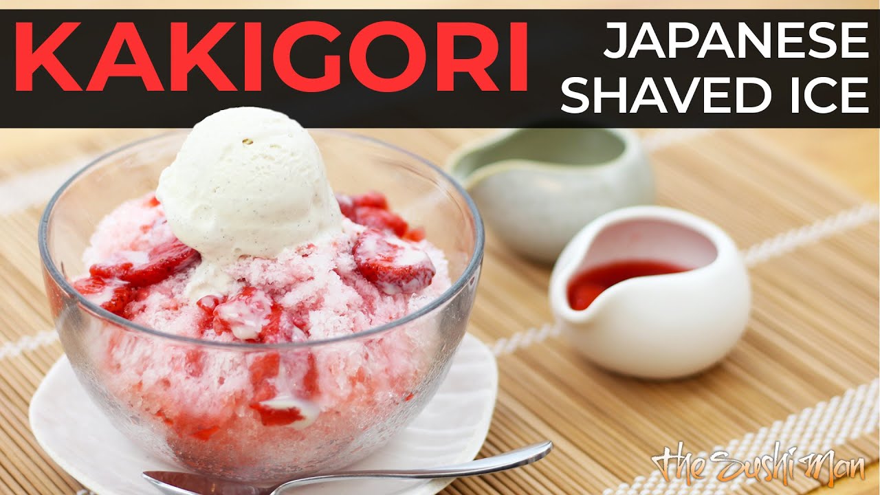 How to Make KAKIGORI (Japanese Shaved Ice) with The Sushi Man
