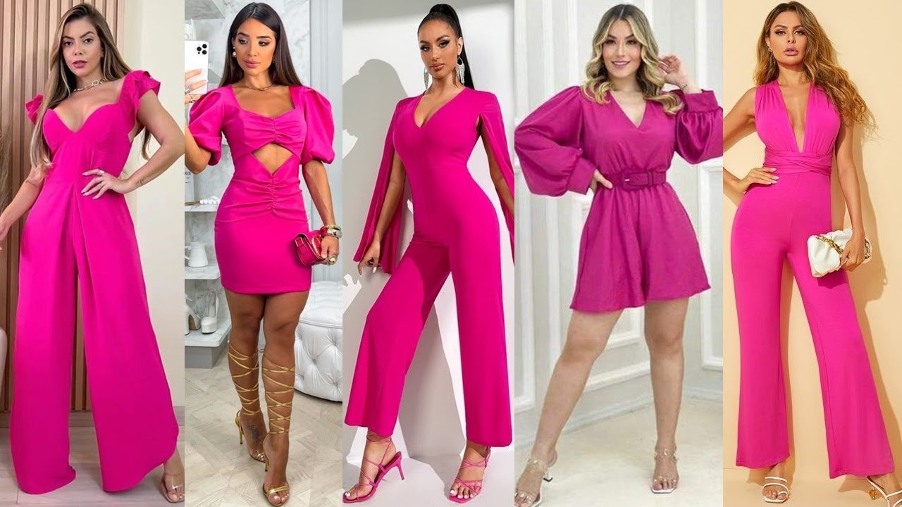 LOOKS MODERNOS EN DIFERENTES TONOS DEL COLOR ROSA DE MODA 2023/ ROPA EN COLOR ROSA!!!
