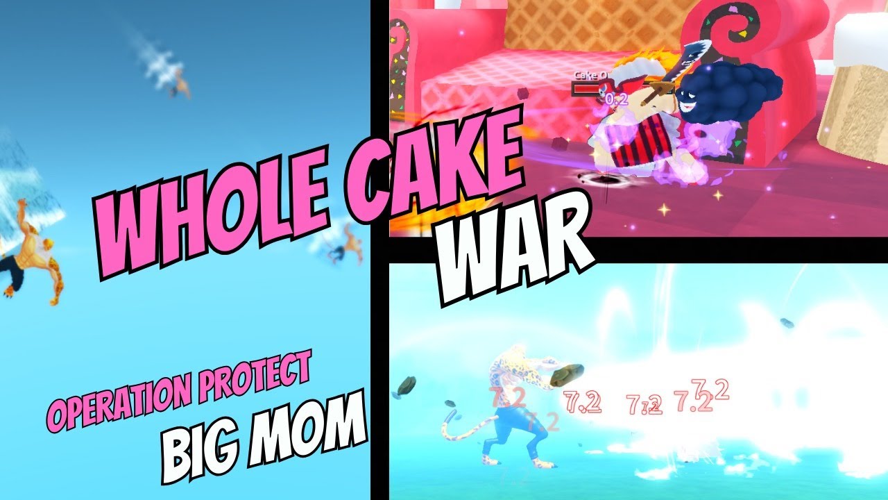 WHOLE CAKE WAR  (Fruit Battlegrounds) (Roblox)