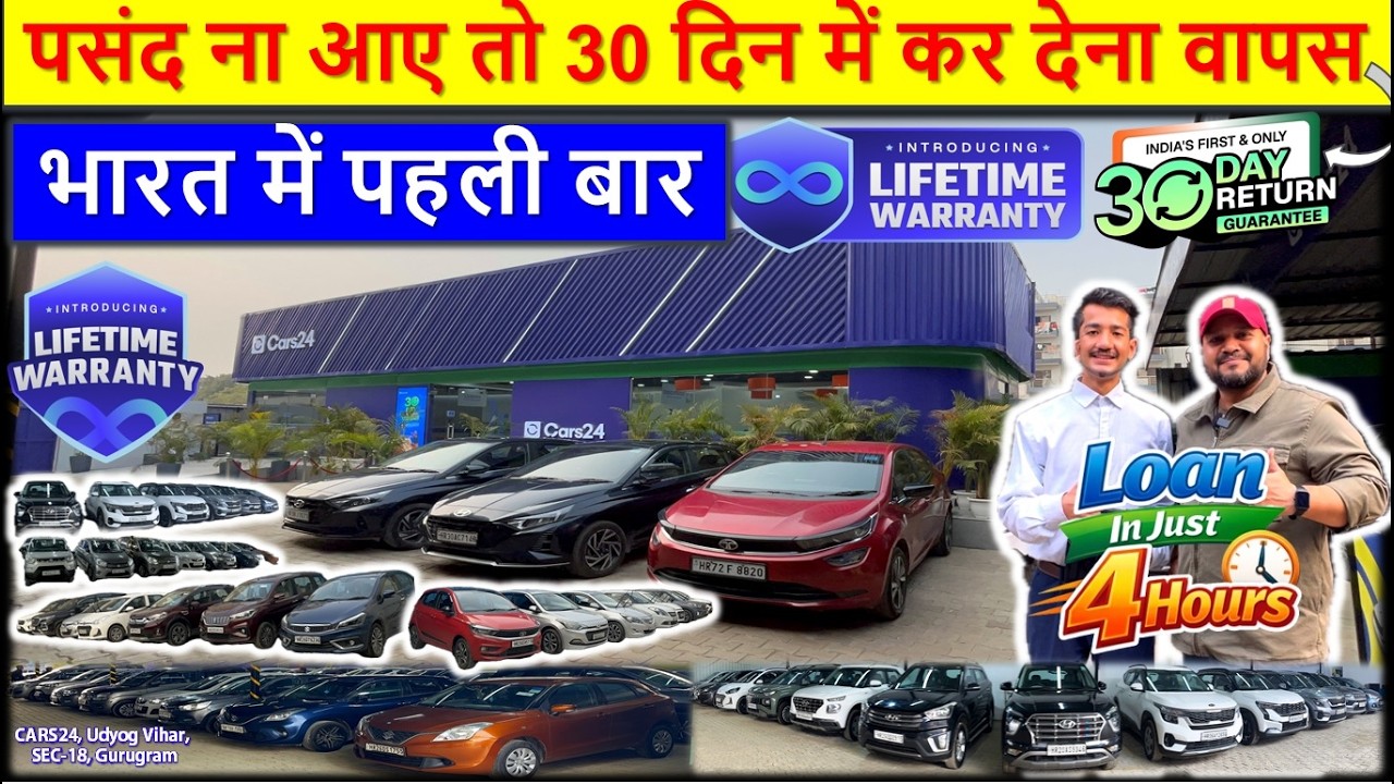 30 Day Return + Lifetime Warranty 🔥| Delhi Used Car Deal | Cars24 