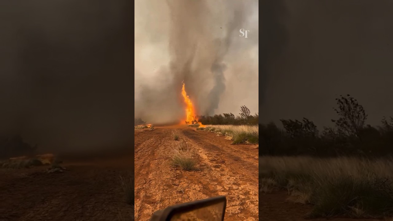&lsquo;Firenado&rsquo; whips through Australian outback