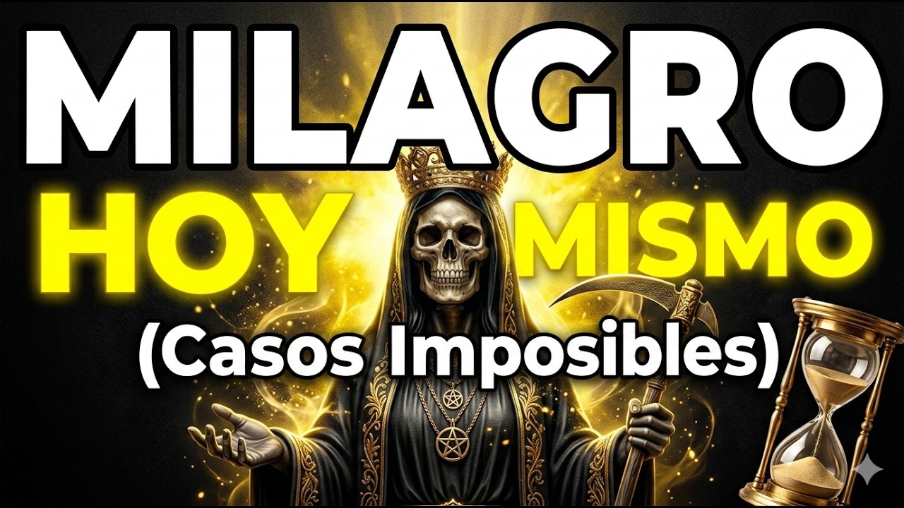 ORACIÓN MILAGROSA A LA SANTA MUERTE NEGRA: Para obtener un milagro antes de que termine el día