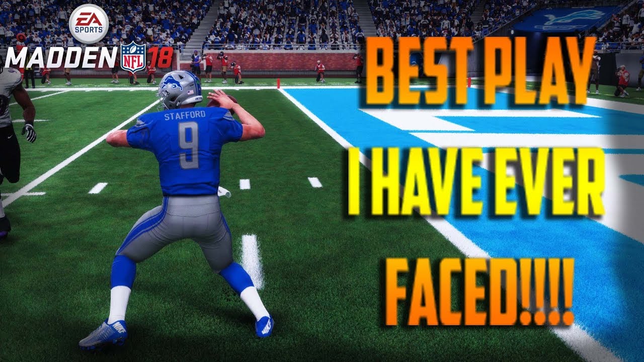 MADDEN 18 MONEY PLAY!!! ONE PLAY TOUCHDOWN!! BEATS EVERY COVERAGE - Madden 18 tips!