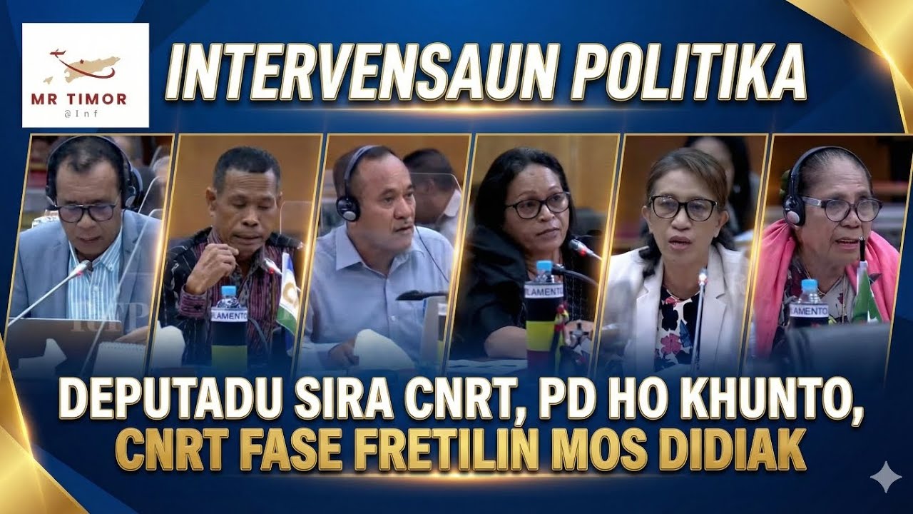 MANAS! Intervensaun Deputadu CNRT, PD & KHUNTO: CNRT Fase Fretilin Mos Didiak iha PN