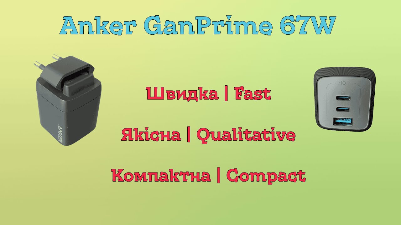 Anker Gan Prime 67w charger