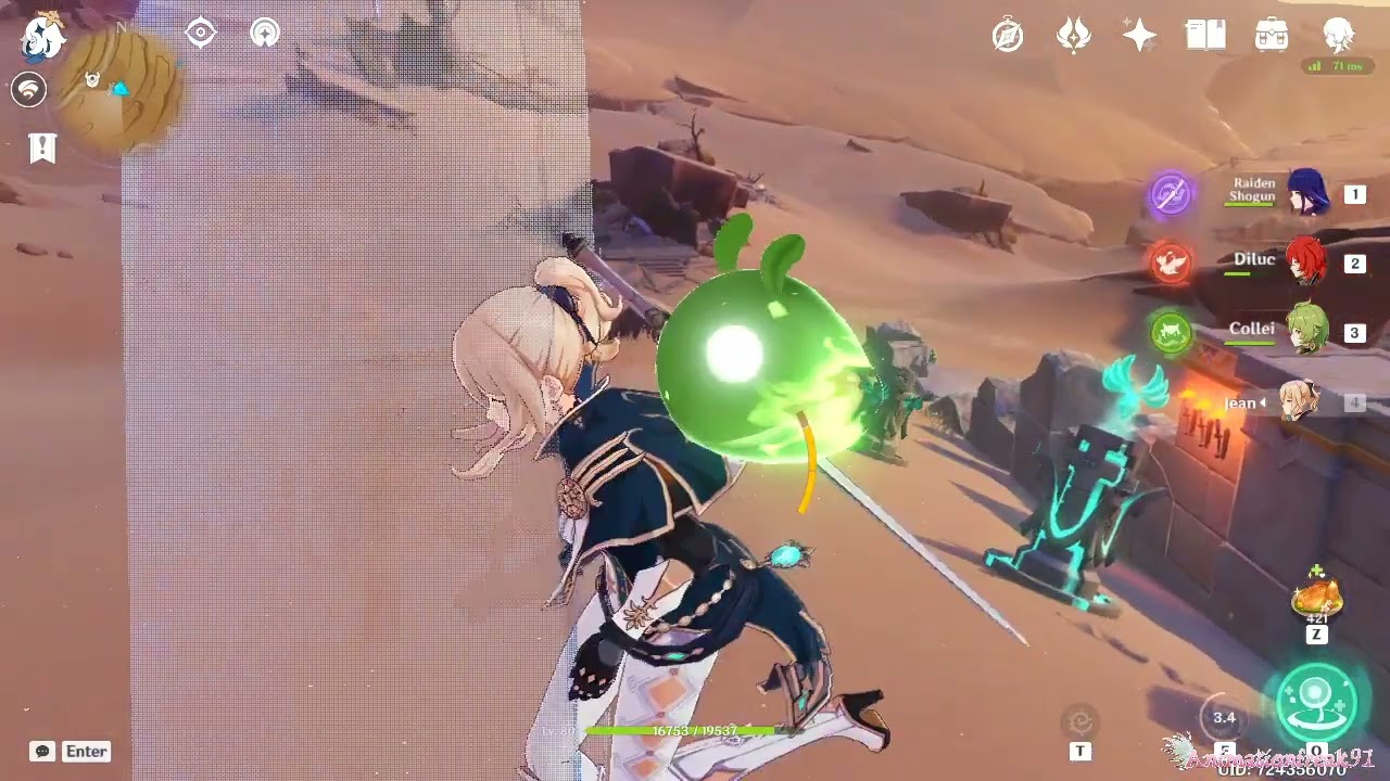 Anemo Monument Puzzle - Wadi Al Majuj || Genshin Impact