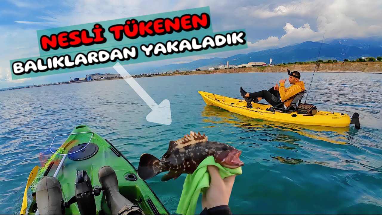 ÇOK ÖZEL BALIKLARDAN YAKALADIK/İskenderun Körfezinde Kano ile Balık Avı/Jig Varsa Balık Var/ AtÇek