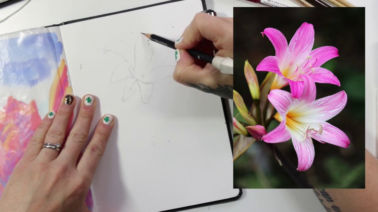 Paint with me - Spring Lily!