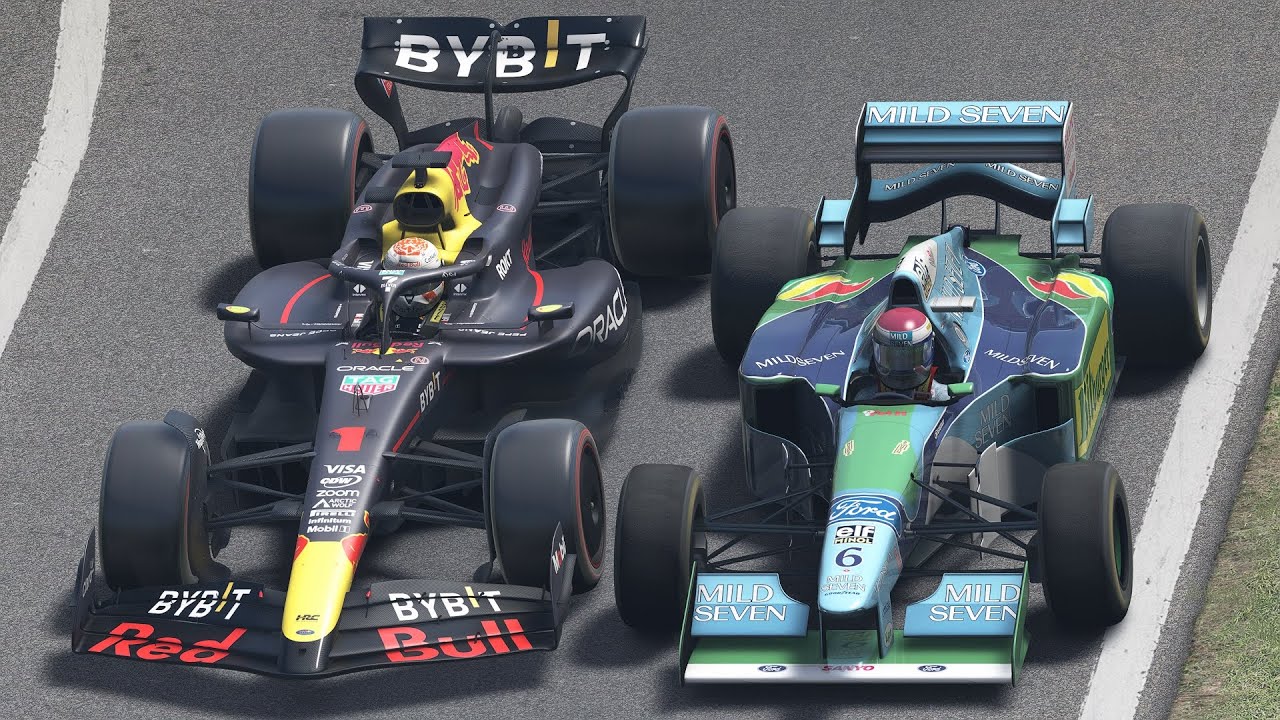 Max Verstappen vs Jos Verstappen | Red Bull 2024 vs Benetton 1994 at Monza