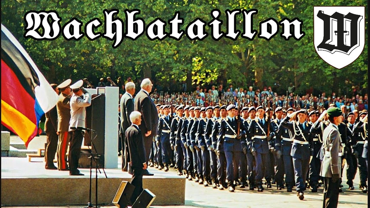 Große Militärparade Bundeswehr Wachbataillon BMVg zur Verabschiedung der Streitkräfte Russlands 1994