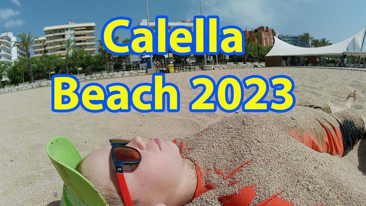 CALELLA Beach Spain Costa Brava Калелья Испания 2023 Barcelona