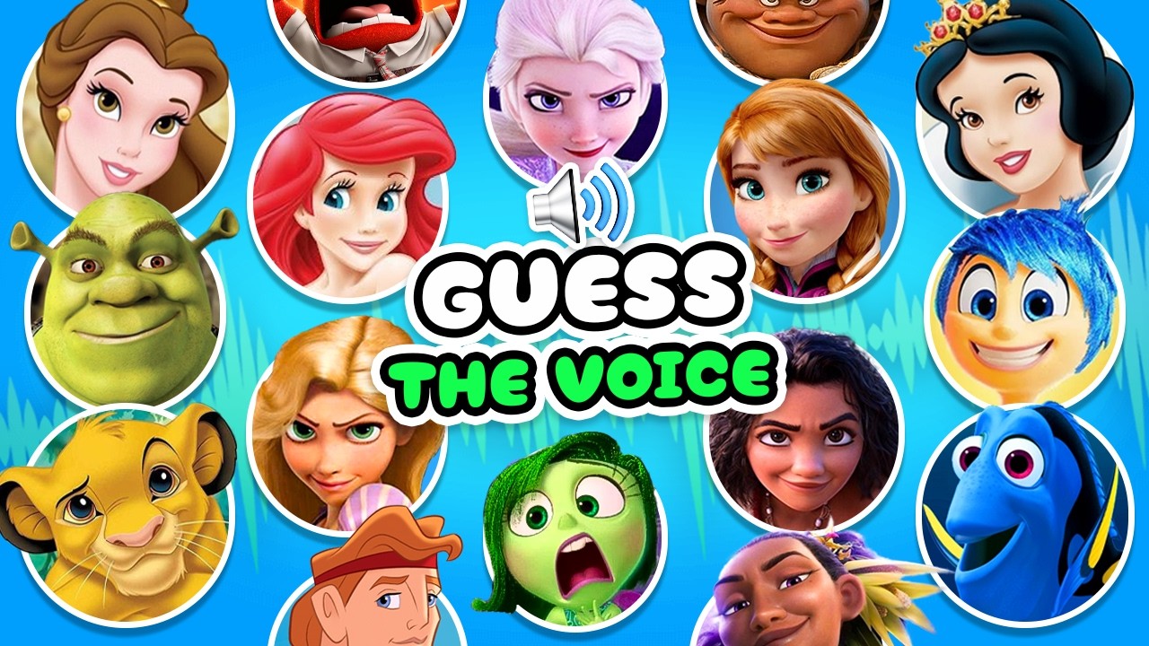 Guess Who's Singing 🎙️🌈🎶 Disney Song Quiz Challenge | Moana, Snow White, Elsa, Anna, Ariel, Belle