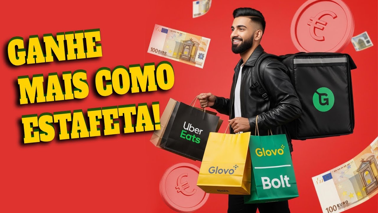 Como Aumentar os GANHOS como Estafeta Uber Eats, Glovo, Bolt Food
