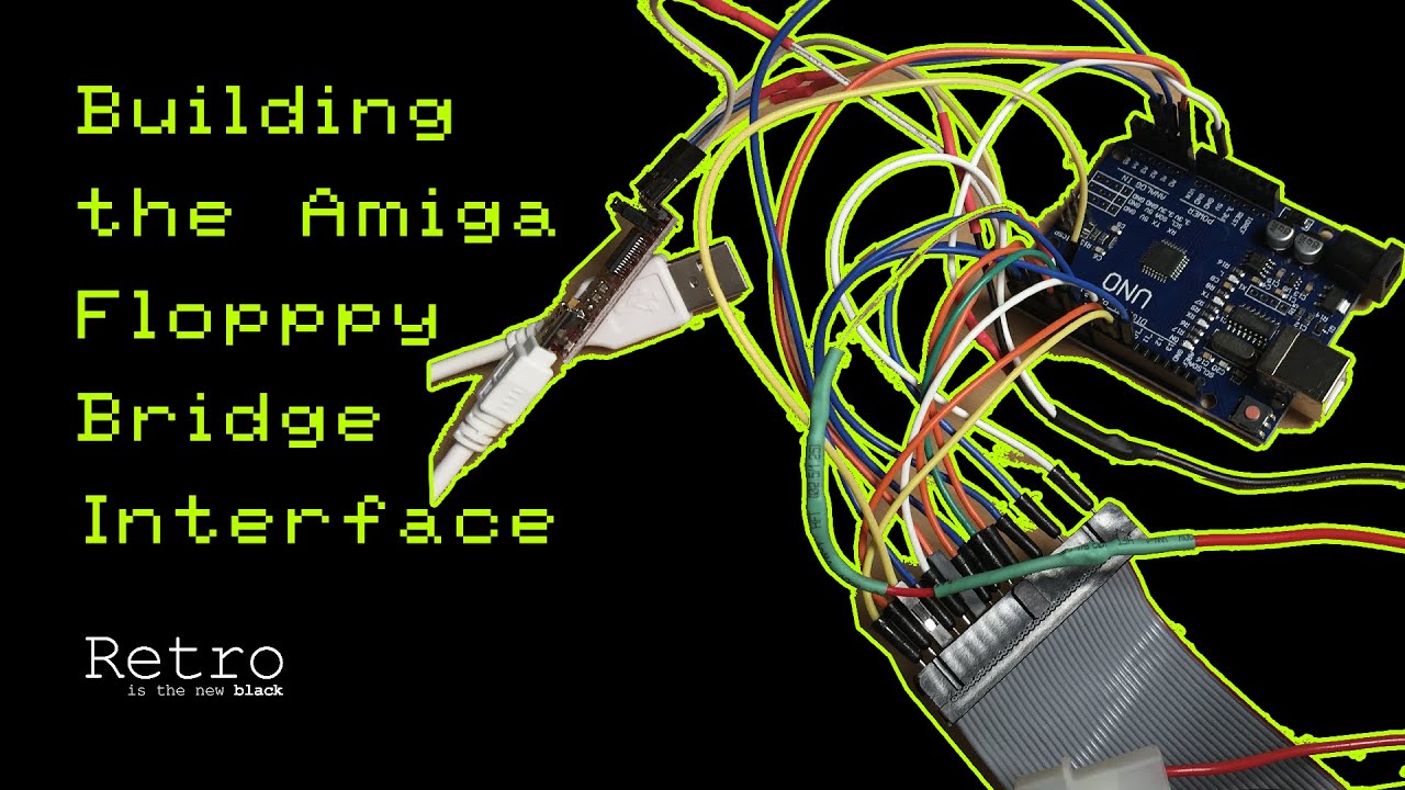 Создание интерфейса Amiga Floppy Bridge, созданного Робом Смитом для чтения/записи дисков Amiga с...