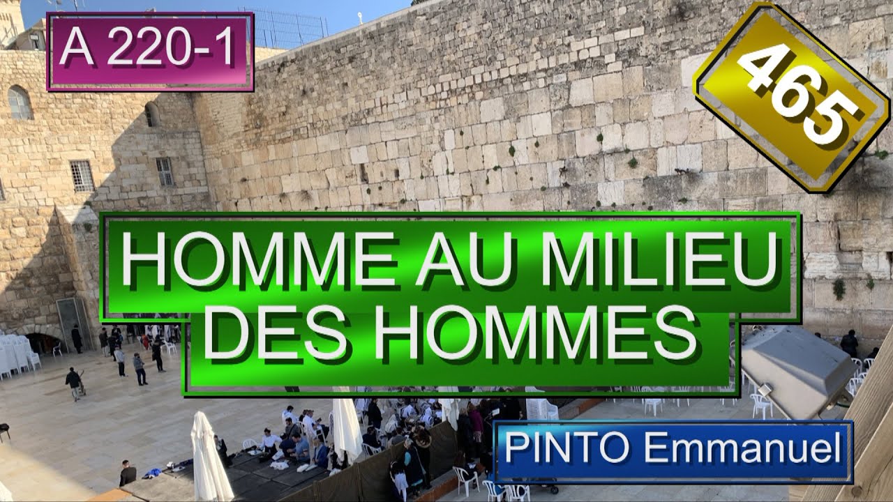 HOMME AU MILIEU DES HOMMES - A 220-1 - N°465