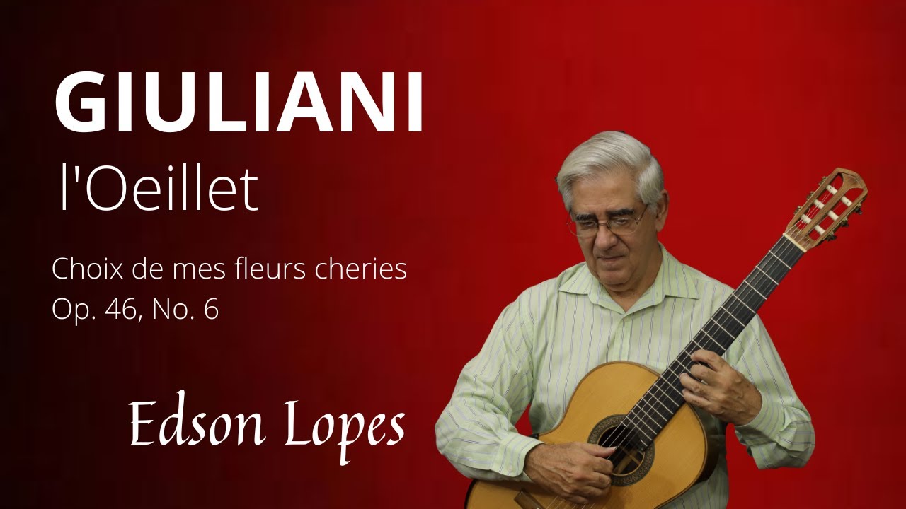 l'Oeillet, Op. 46, No. 6 by Mauro Giuliani, performed by Edson Lopes