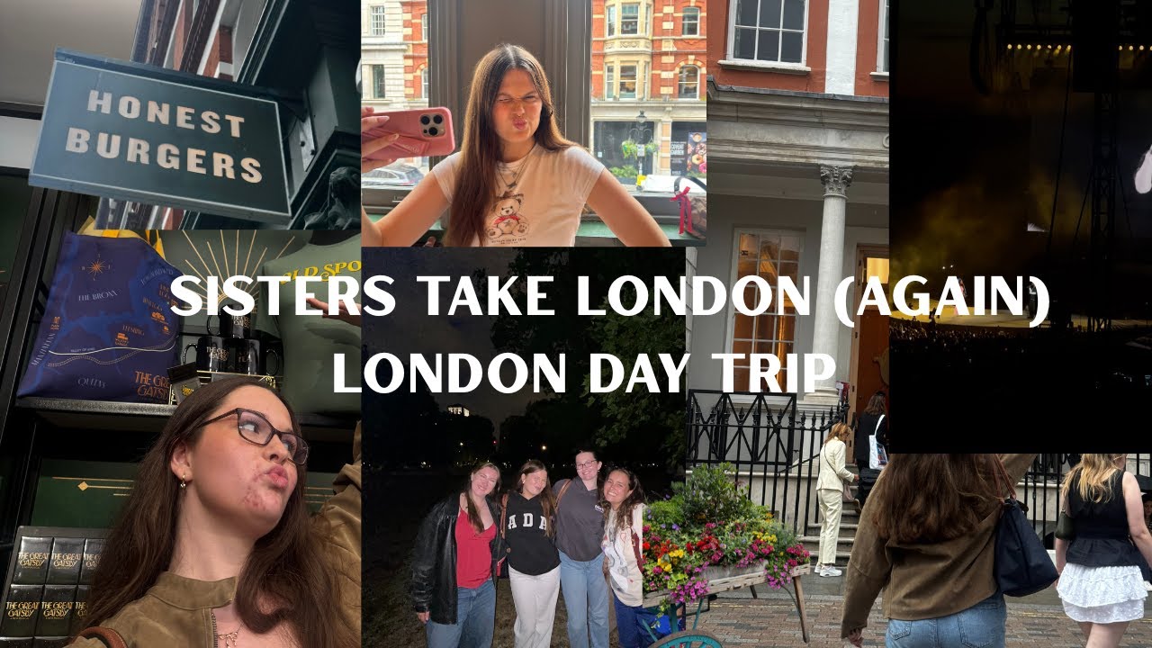 A Dreamy London Vlog / Trying Honest Burgers, Sabrina at Hyde Park & The Great Gatsby Musical Review