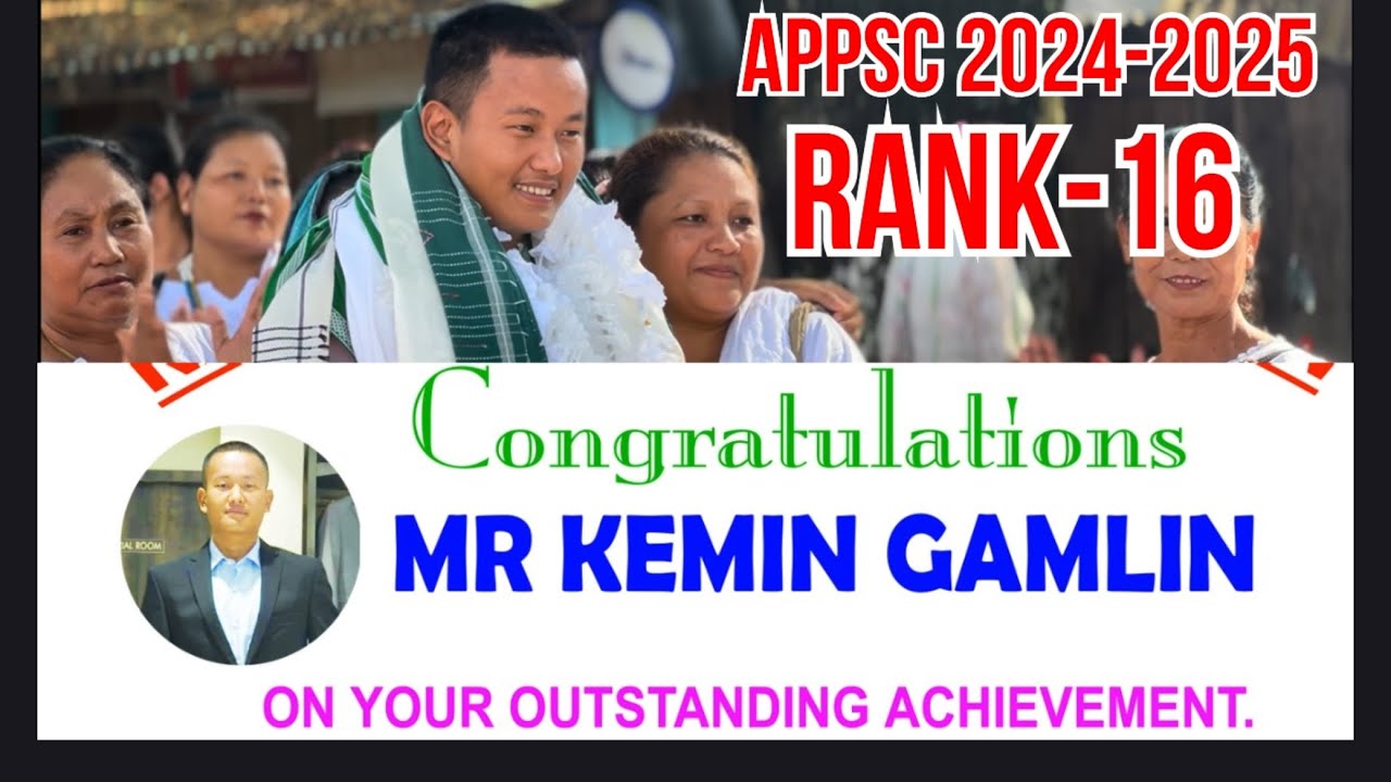 Welcome ceremony of Mr.kemin Gamlin Rank-16 APPSC 2024-25 || Nari village || Arunachal Pradesh 