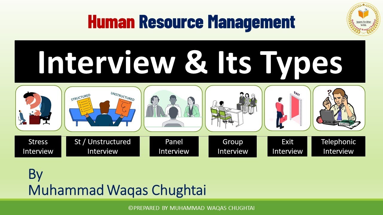 Interview and Its Types in Urdu/Hindi