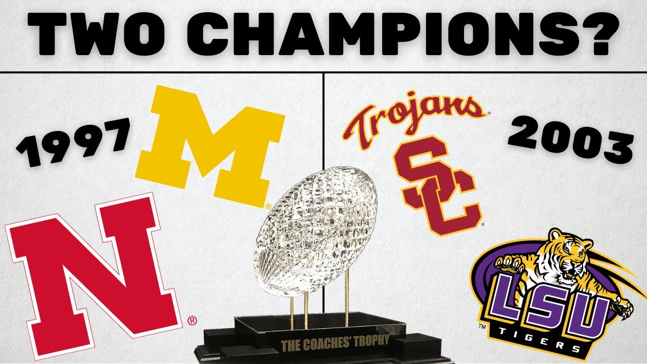 Why 1997 and 2003 Broke College Football