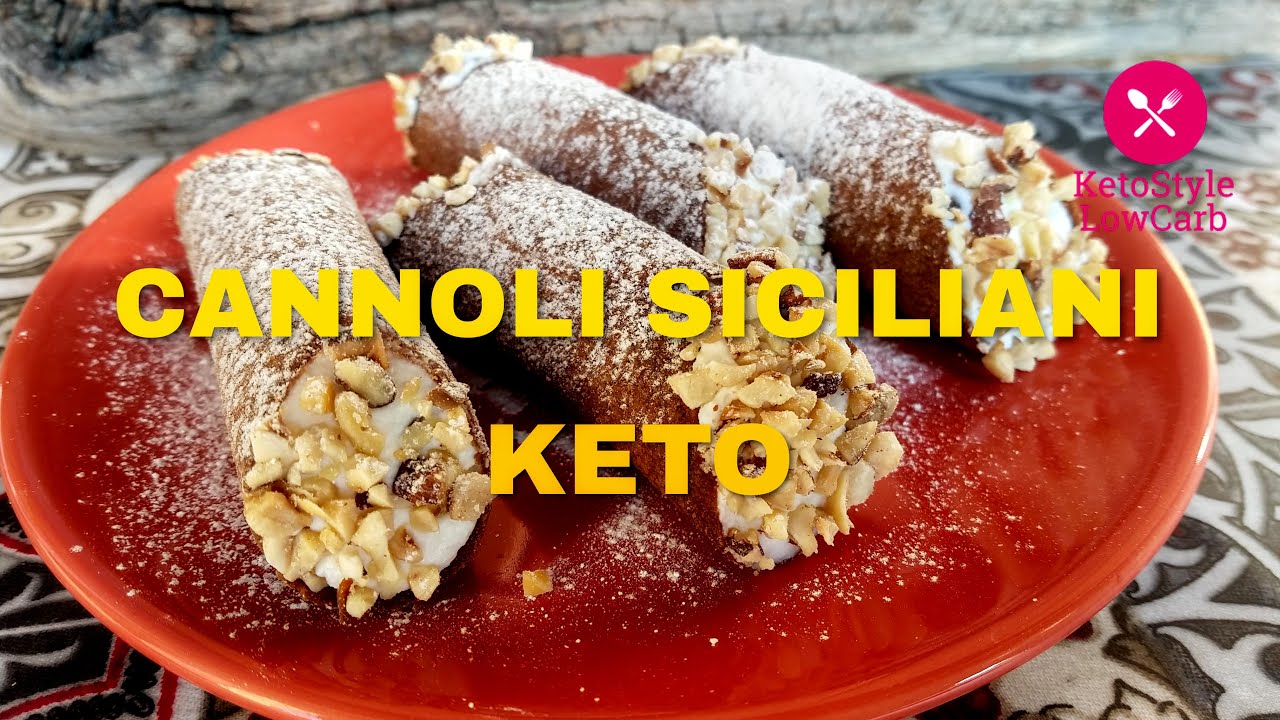 CANNOLI SICILIANI CHETOGENICI keto low carb KETO DIET