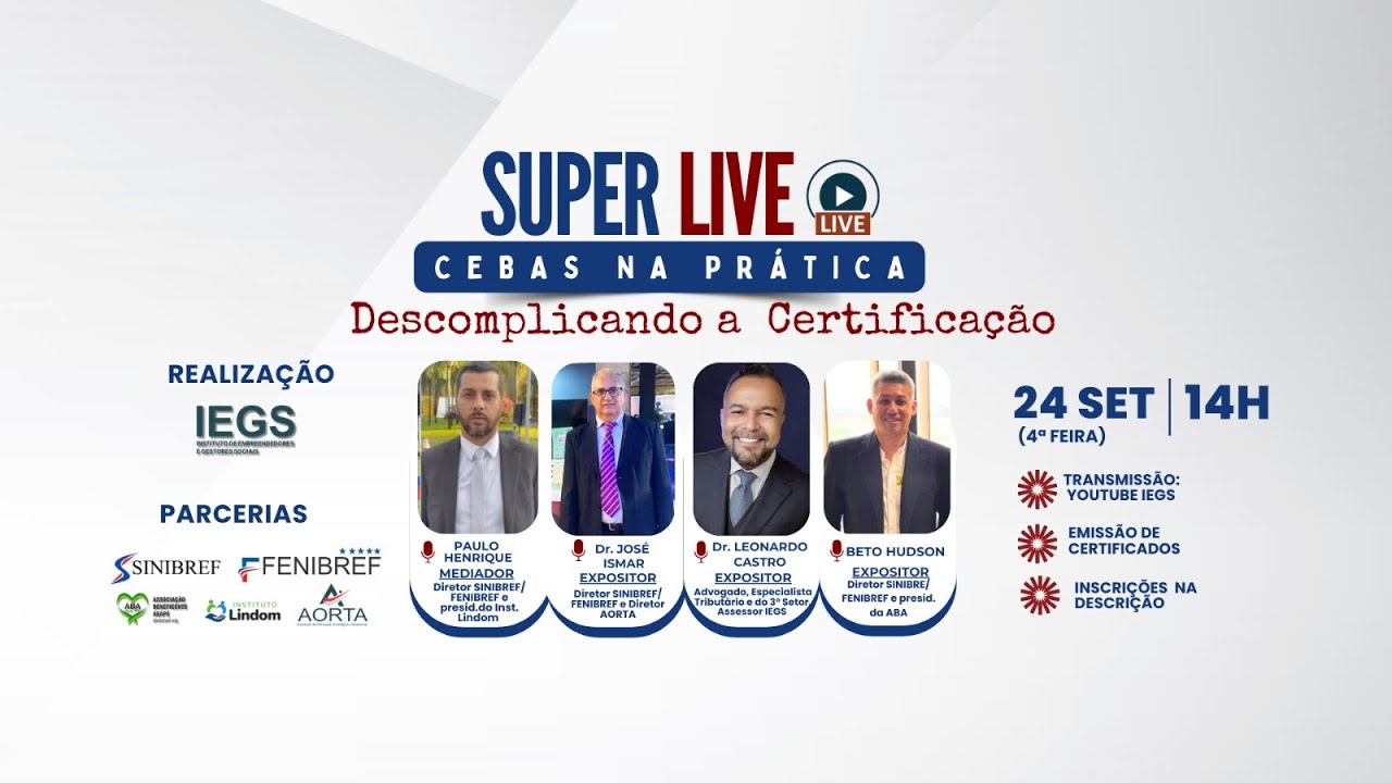 CEBAS na Pr&aacute;tica &ndash; Descomplicando a Certifica&ccedil;&atilde;o