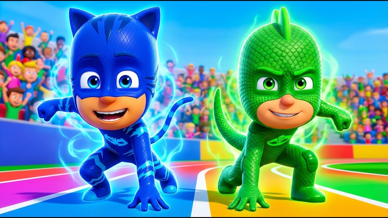 Catboy vs Gekko RACING Challenge! Who Is Actually Faster?😱🏁 | Funny PJ Masks Animation