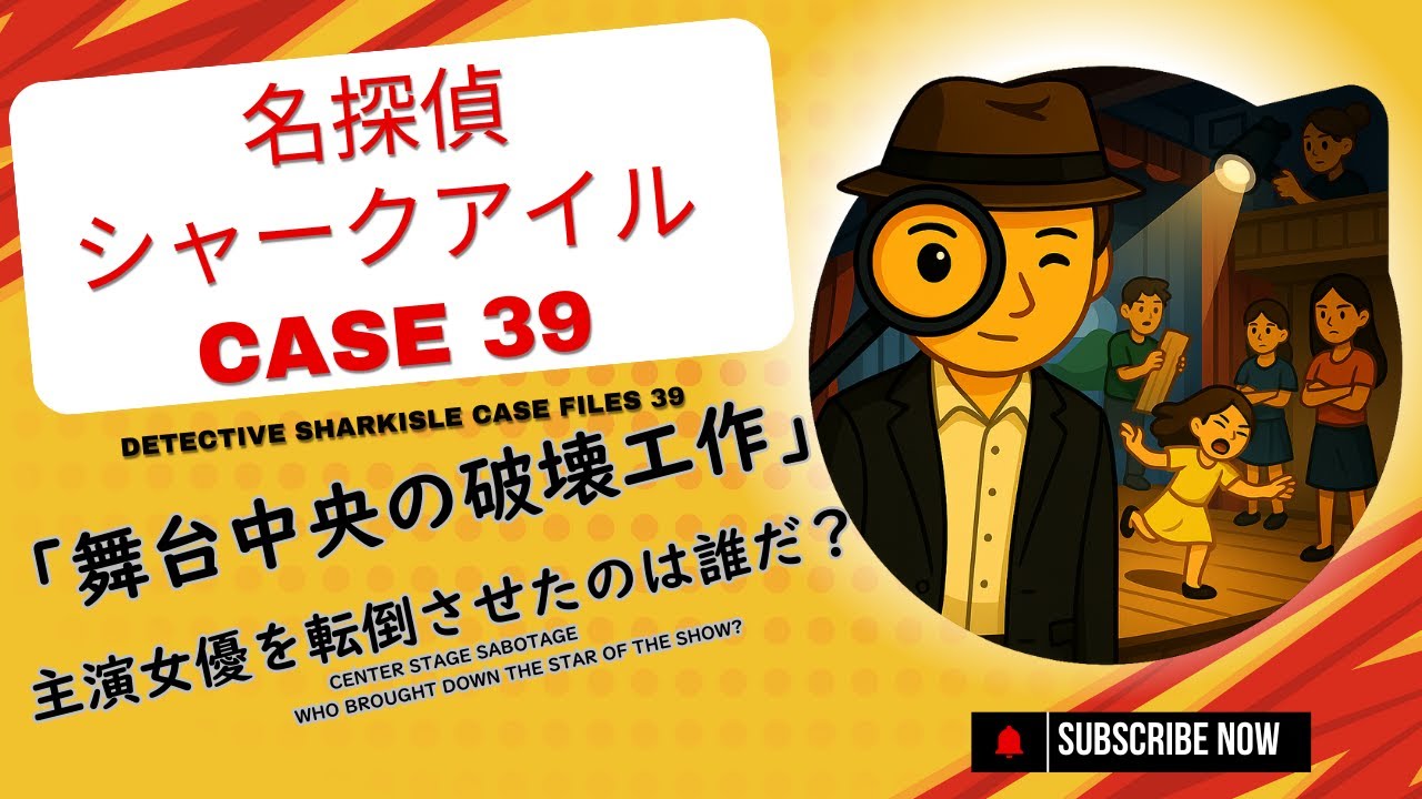 Detective Simon Sharkisle Logic Case Files : No 39 At Center Stage