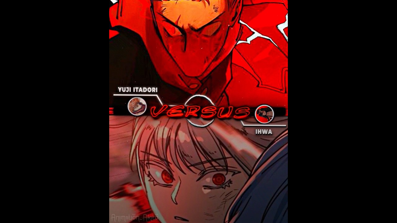 Itadori Yuji VS Ihwa |#jujutsukaisen #herokiller #manga #manhwa