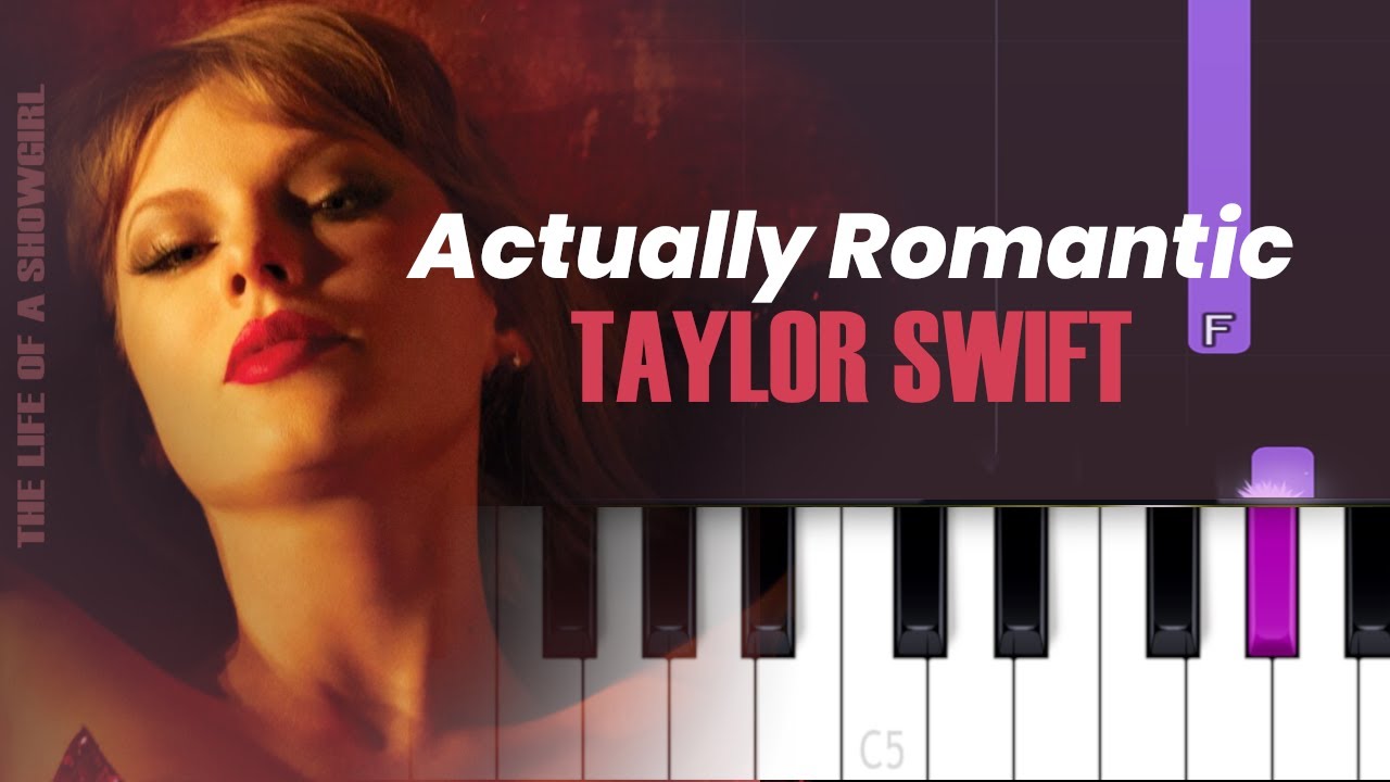 Taylor Swift - Actually Romantic | Piano Tutorial