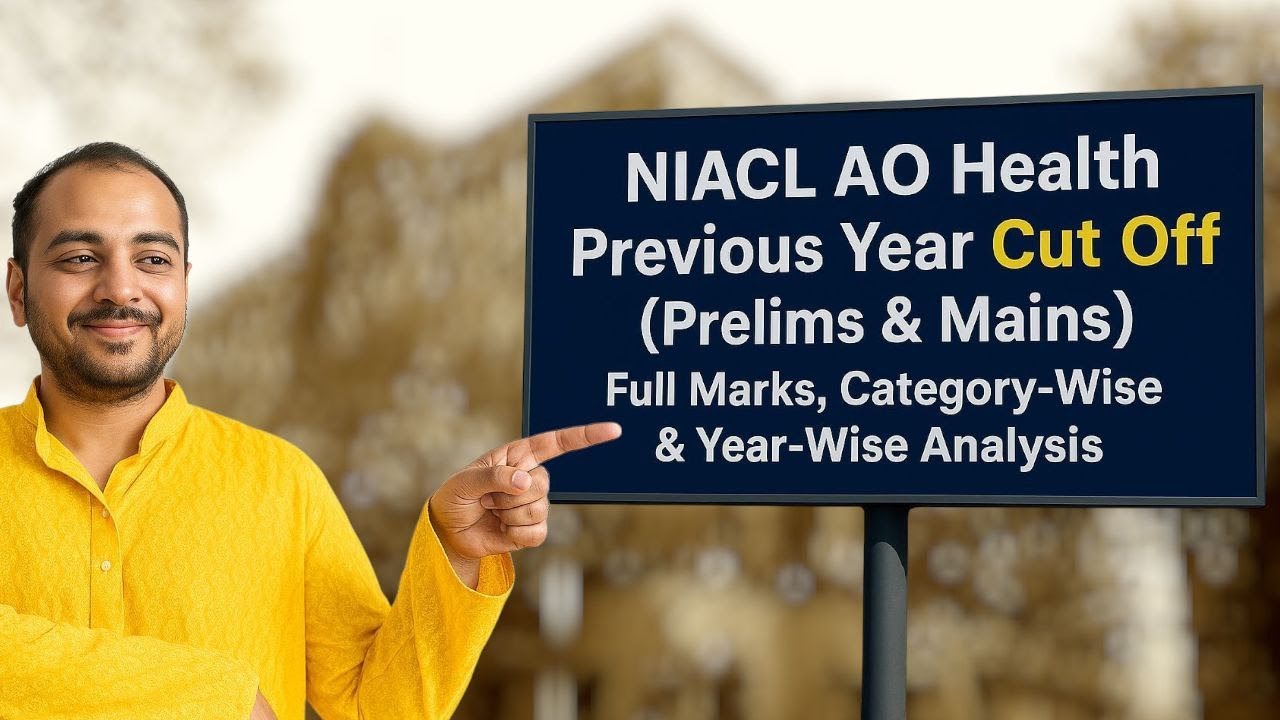 NIACL AO Health Previous Year Cut Off (Prelims & Mains) &ndash; Marks, Category-Wise & Year-Wise Analysis