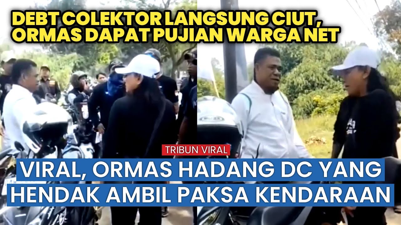 VIRAL! Ormas Jadi Pahlawan, Gagalkan Debt Collector Rampas Kendaraan Warga