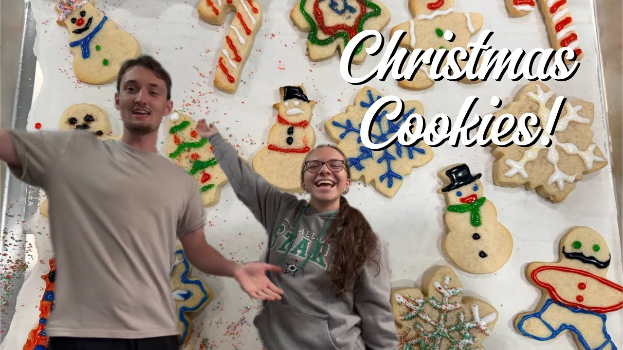 BAKING AND DECORATING CHRISTMAS COOKIES!!! 🍪🎄🎁
