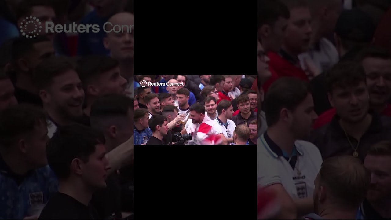 World Cup excitement builds with England v Croatia tomorrow. Here's England fans in 2022...