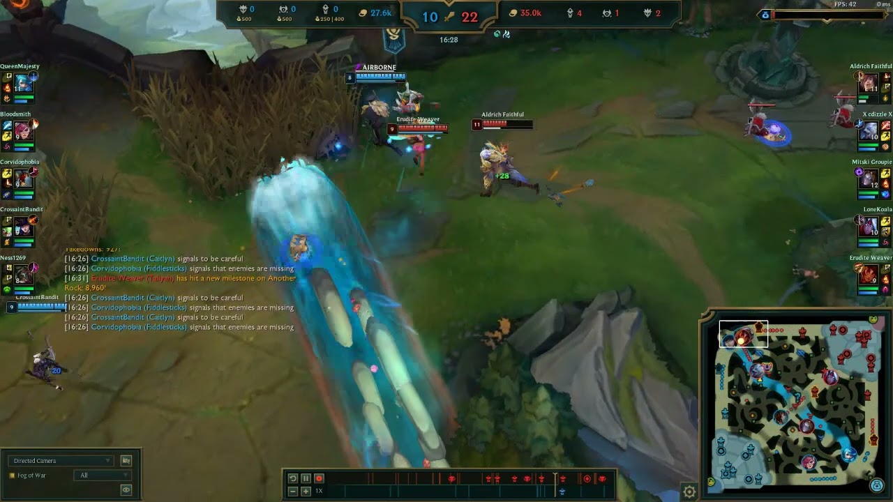 Taliyah R + E Combo