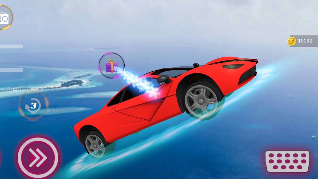 Red Colour Ramp Car Racing Flyover 3D Game |Ramp Car Stunt Racing Video | android Game 2 Racing