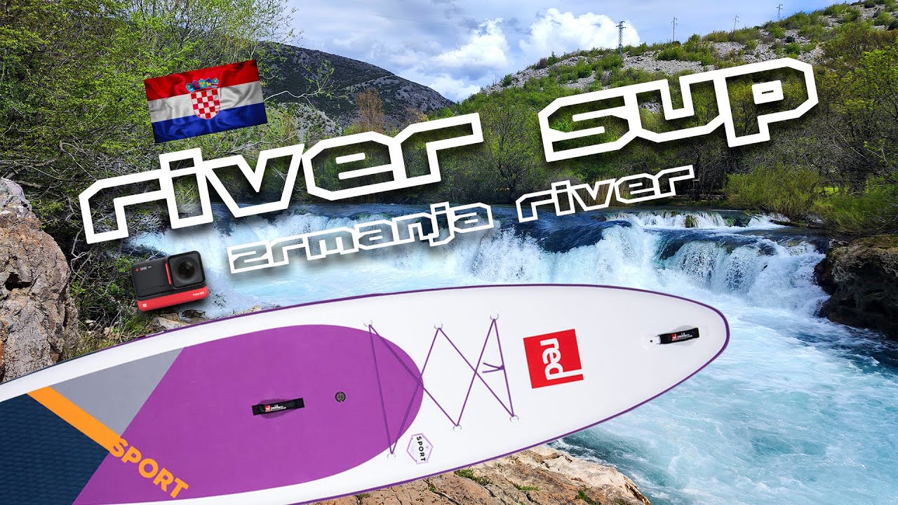 RIVER SUP stand up paddeln im zrmanja und Krupa Nationalpark/Kroatien.
