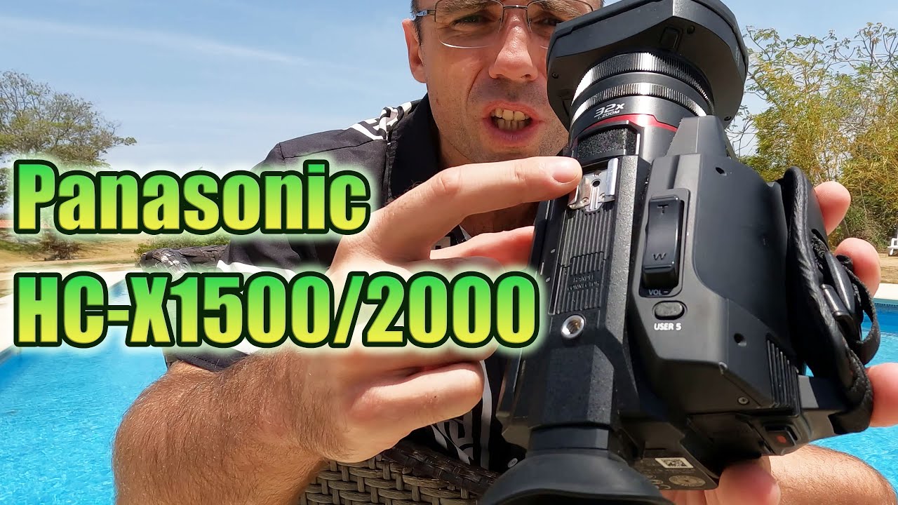 Panasonic HC-X1500 HC-X2000. Camescope Legé 4k 50/60 fps 4:2:2 h265 hevc wifi streaming rtmp mov mp4