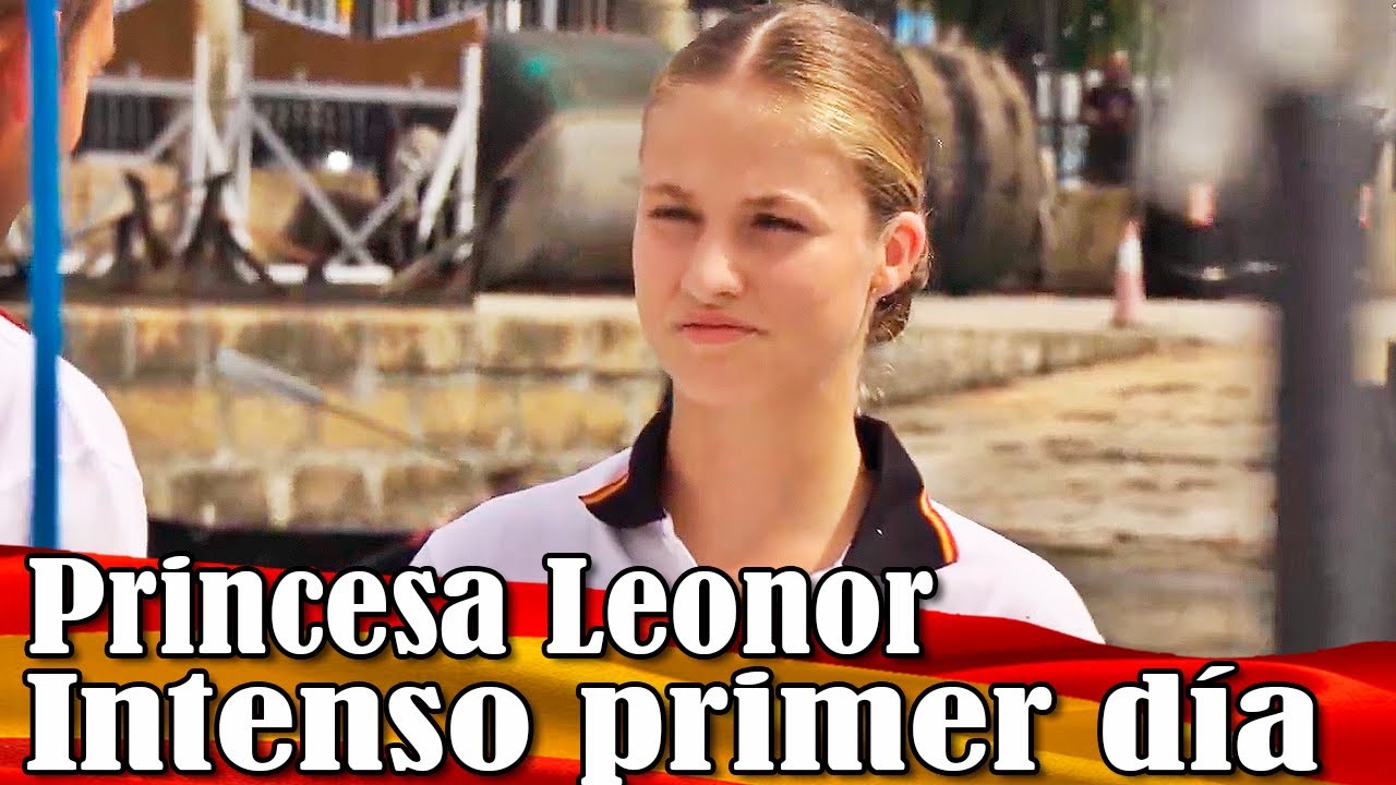 Princesa Leonor y su intenso pimer día en la Escuale Naval Marín