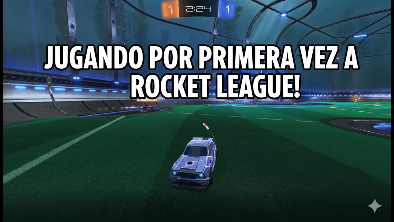 JUGANDO POR PRIMERA VEZ EN ROCKET LEAGUE (Y ASÍ ME FUE)