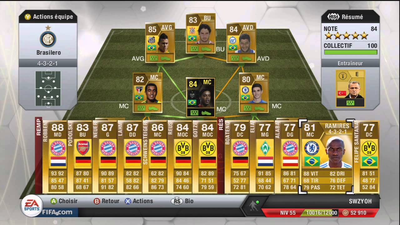 Présentation de mes équipes FUT 13 Episode 2 - Du changement !
